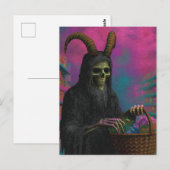 De dood doet zijn boodschappen briefkaart (Voorkant / Achterkant)