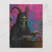 De dood doet zijn boodschappen briefkaart (Voorkant)