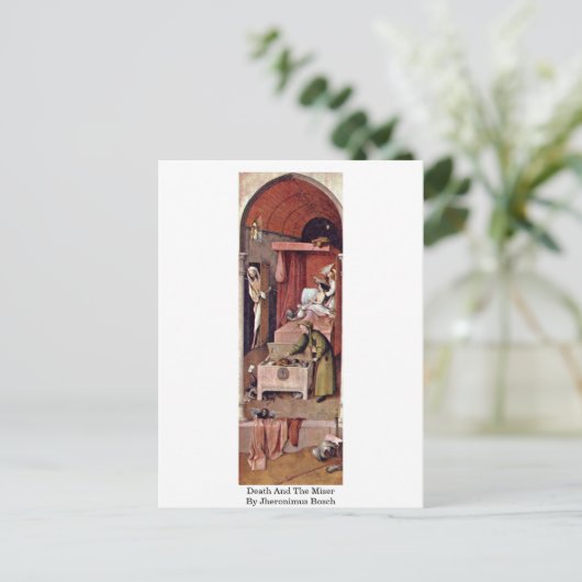 De dood en de vermisten van Jheronimus Bosch Briefkaart (Staand voorkant)