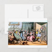 De dood en het briefkaart van de Oude Maiden (Voorkant / Achterkant)