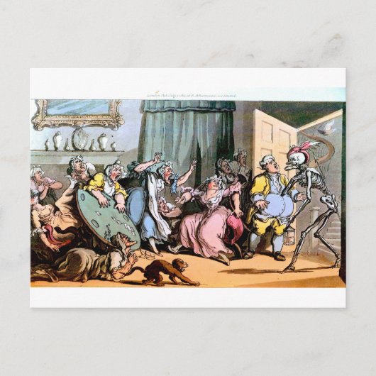 De dood en het briefkaart van de Oude Maiden (Voorkant)