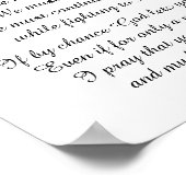 DE DOOD GLIPT ONS WEG GEDICHT POSTER (Hoek)