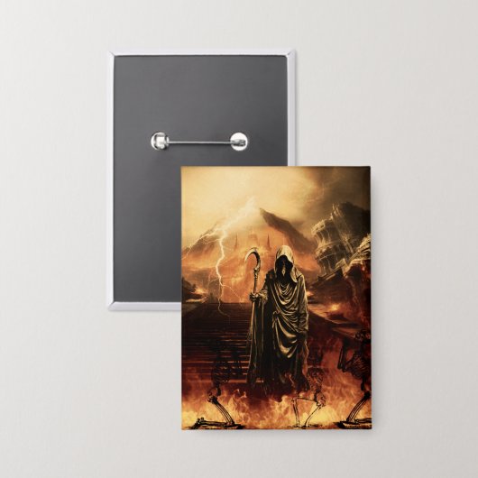 De dood heeft geen genade button (Voorkant / Achterkant)