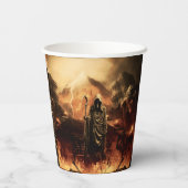 De dood heeft geen genade papieren bekers (Achterkant)