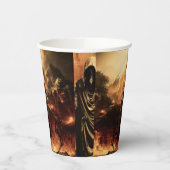 De dood heeft geen genade papieren bekers (Links)