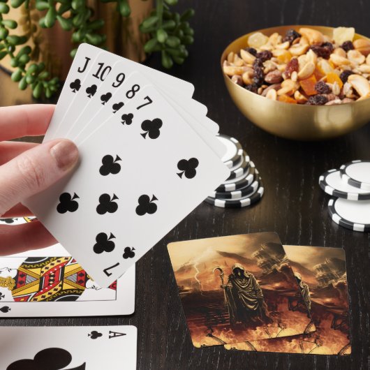 De dood heeft geen genade pokerkaarten (Insitu)