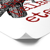 De dood is de gulden sleutel - de dodenquote poster (Hoek)