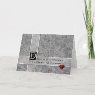 De dood is geen afwezigheid kaart