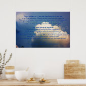 De dood is niets.... poster (Keuken)