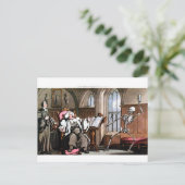 De dood is voor het briefkaart gekomen (Staand voorkant)