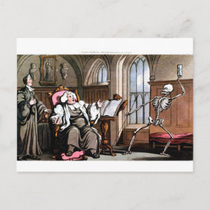 De dood is voor het briefkaart gekomen