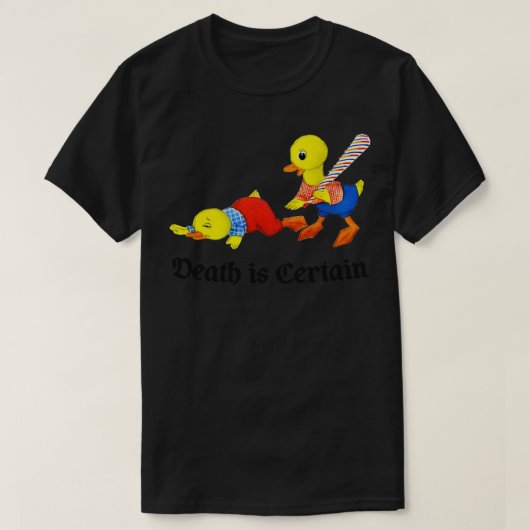 De dood is zeker 3 t-shirt (Design voorkant)