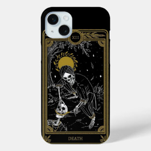 De dood Kaart Tarot Kaart Collectie iPhone 15 Mini Hoesje