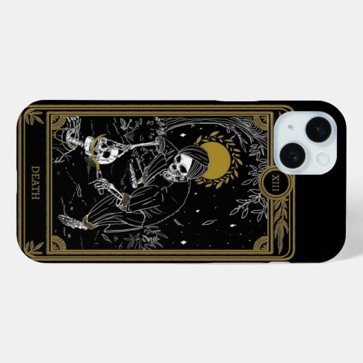 De dood Kaart Tarot Kaart Collectie Case-Mate iPhone Case (Achterkant (horizontaal))