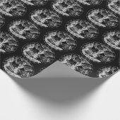 De dood komt bij salem Black Wrapping Paper Cadeaupapier (Hoek)