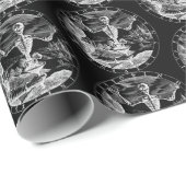 De dood komt bij salem Black Wrapping Paper Cadeaupapier (Rol Hoek)