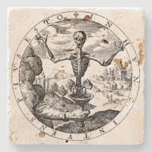 De dood komt bij Salem Stone Onderzetter