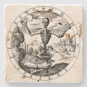 De dood komt bij Salem Stone Onderzetter