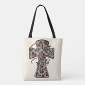 De dood kon hem niet Canvas tassen (Achterkant)