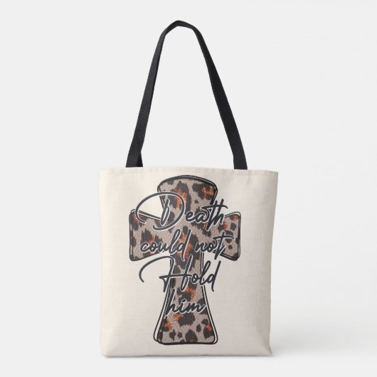 De dood kon hem niet Canvas tassen (Achterkant)