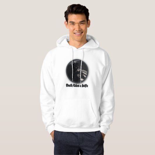 De dood neemt een Selfie Hoodie (Voorkant volledig)