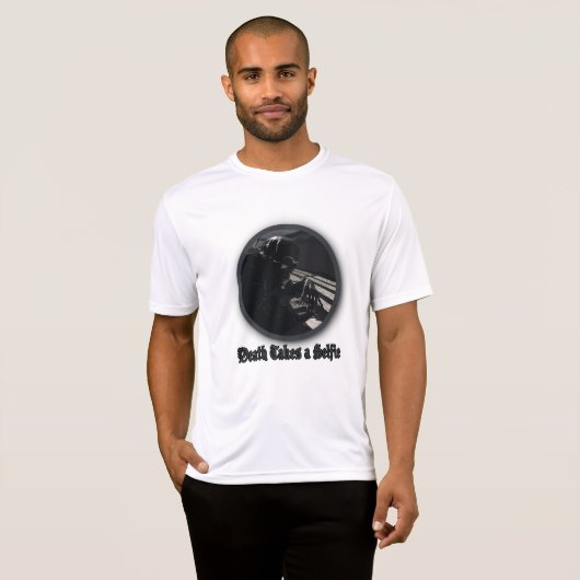 De dood neemt een Selfie T-shirt (Voorkant volledig)