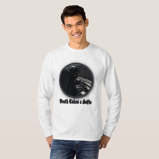 De dood neemt een Selfie T-shirt (Voorkant volledig)