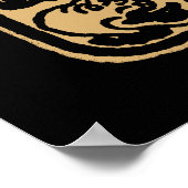 De dood - Oude Indische/Aziatische Tarot-Kaart Poster (Hoek)