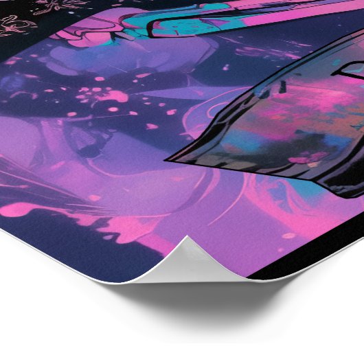 De dood Tarot Kaart Witchy Poster (Hoek)