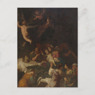 De dood van Anne door Fabrizio Chiari Briefkaart