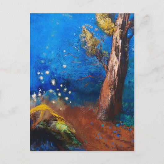 De dood van Boeddha door Odilon Redon Briefkaart (Voorkant)