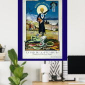 De dood van de Groene Fairy, Absinthe Briefkaart Poster (Thuiskantoor)