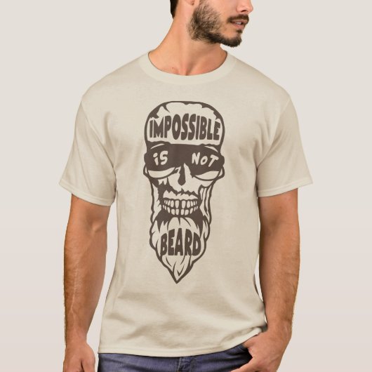 De dood van de hipster is onmogelijk. t-shirt (Voorkant)