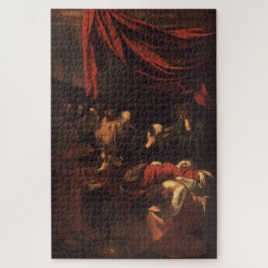 De dood van de Maagd (1604-1606) - Caravaggio Legpuzzel (Verticaal)
