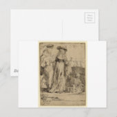 De dood van een getrouwd stel - Rembrandt Briefkaart (Voorkant / Achterkant)