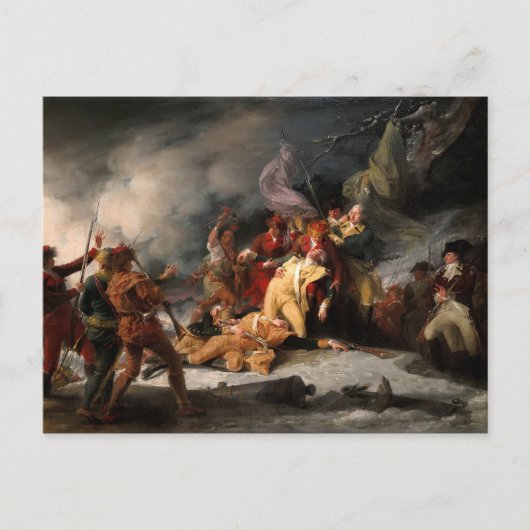 De dood van generaal Montgomery Briefkaart (Voorkant)