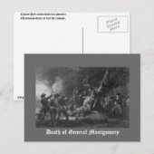De dood van generaal Montgomery Briefkaart (Voorkant / Achterkant)