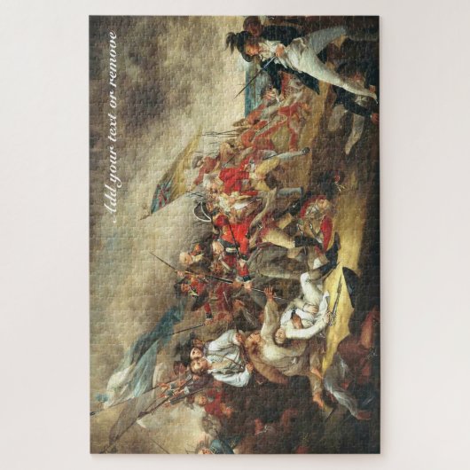 De dood van generaal Warren, de strijd om Bunker's Legpuzzel (Verticaal)