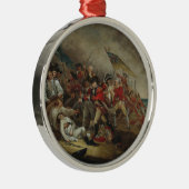 De dood van generaal Warren in Bunker Hill Metalen Ornament (Rechts)