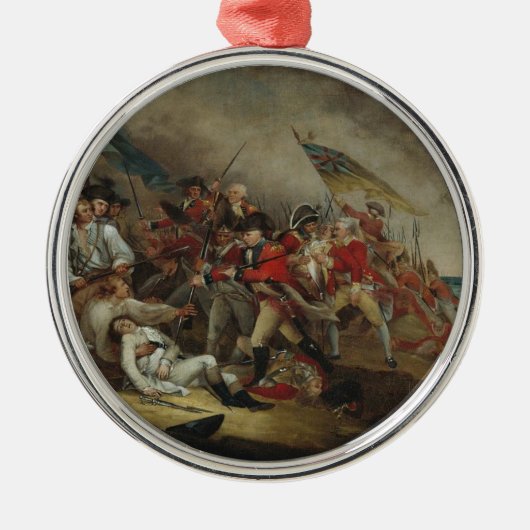 De dood van generaal Warren in Bunker Hill Metalen Ornament (Voorkant)