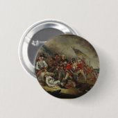 De dood van generaal Warren in Bunker Hill Ronde Button 5,7 Cm (Voorkant /achterkant)