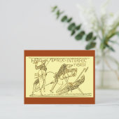 De dood van Harold Briefkaart (Staand voorkant)