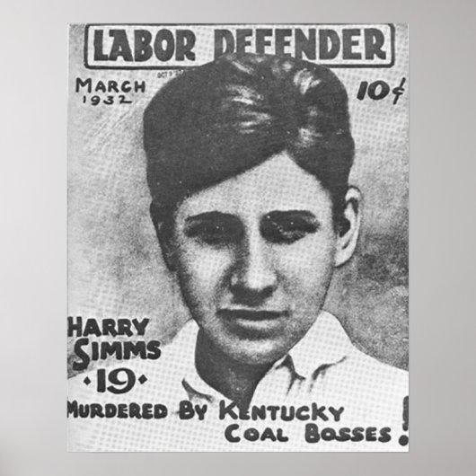 De dood van Harry Simms Poster (Voorkant)