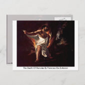 De dood van Hercules door Francisco de Zurbaran Briefkaart (Voorkant / Achterkant)