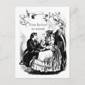 De dood van het briefkaart van de Charms-uitnodigi (Voorkant)