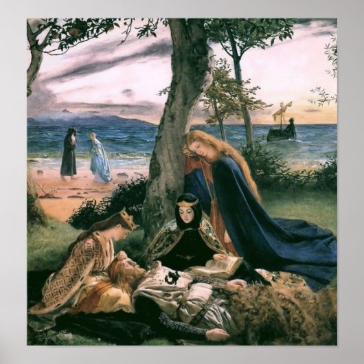 De dood van koning Arthur Poster (Voorkant)