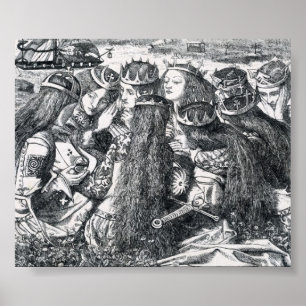 De dood van koning Arthur Poster