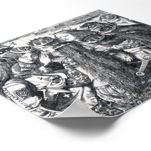 De dood van koning Arthur Poster (Hoek)