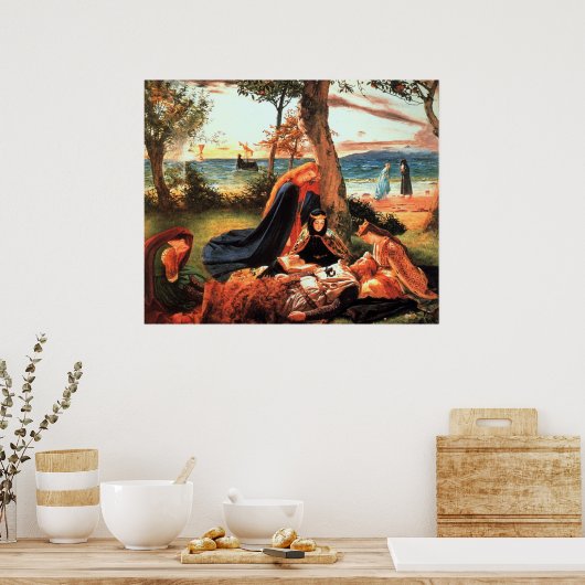 De dood van koning Arthur Poster (Keuken)