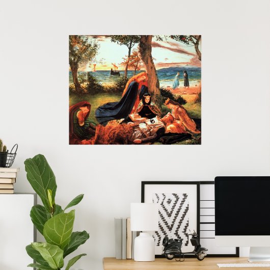 De dood van koning Arthur Poster (Thuiskantoor)